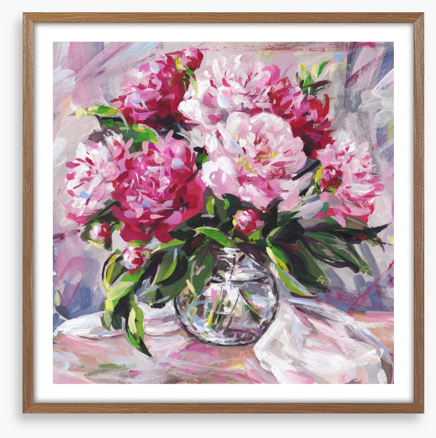 Peony poise