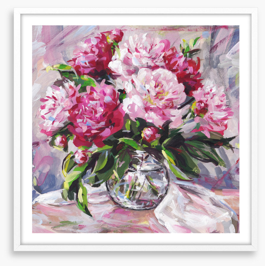 Peony poise