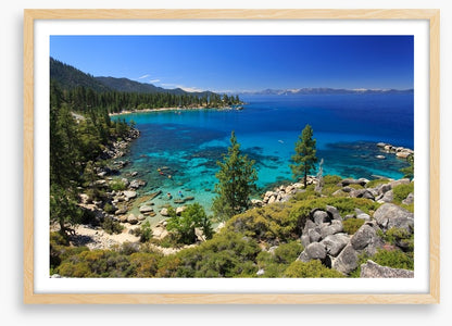 The lake shore