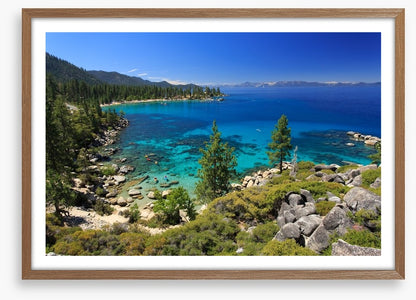 The lake shore