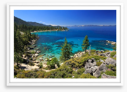 The lake shore