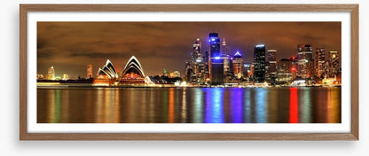 Sundown over Sydney Harbour