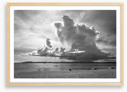 Storm cloud shadows