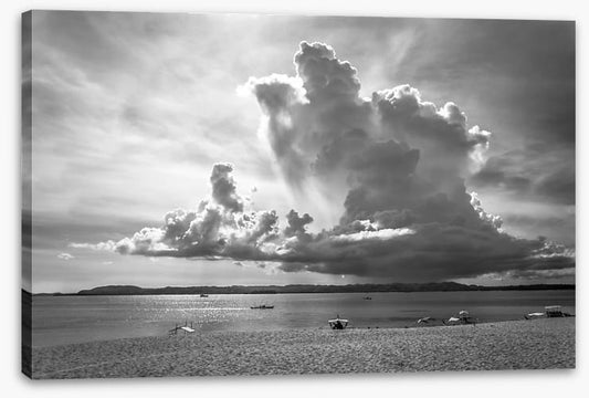 Storm cloud shadows