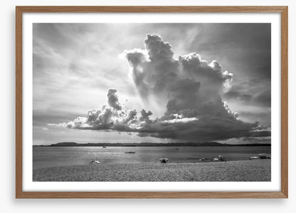 Storm cloud shadows