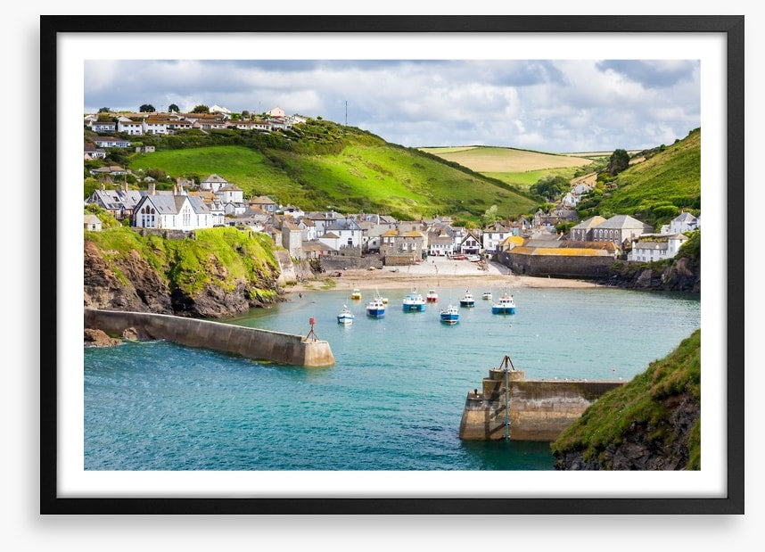 Port Isaac fishing village, England