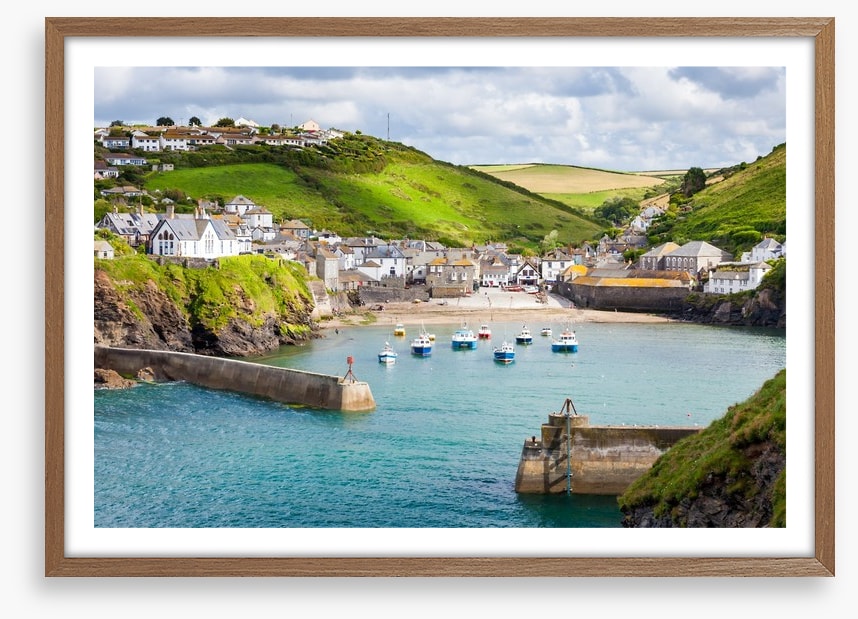 Port Isaac fishing village, England
