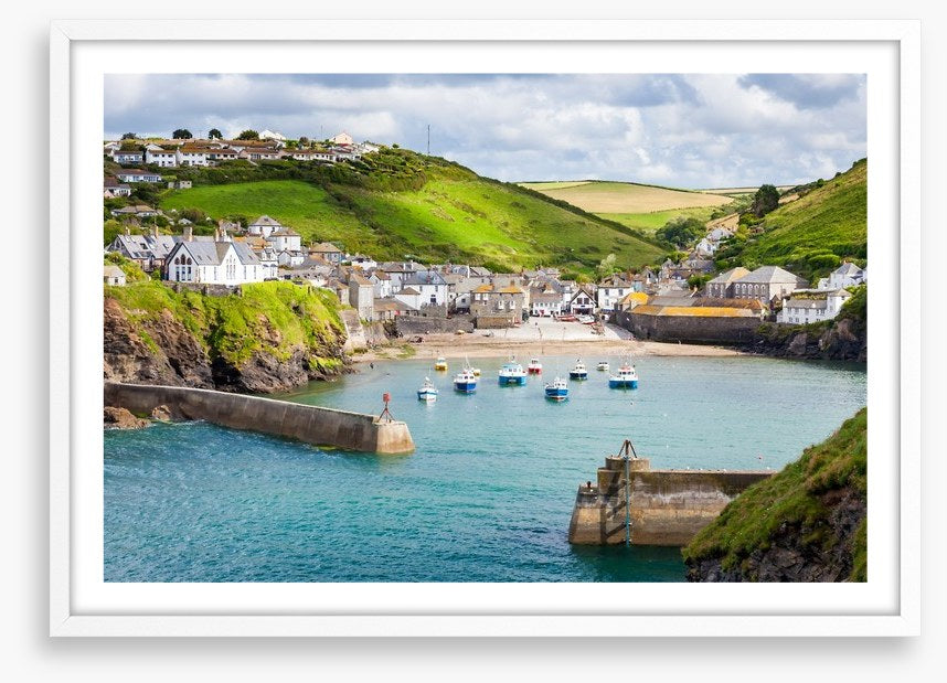 Port Isaac fishing village, England