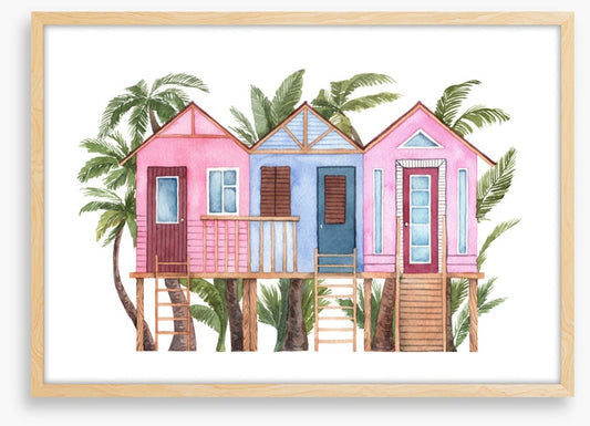 In the palms