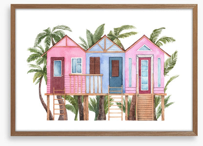 In the palms