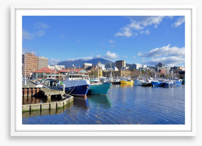 Tethered in Hobart Harbour