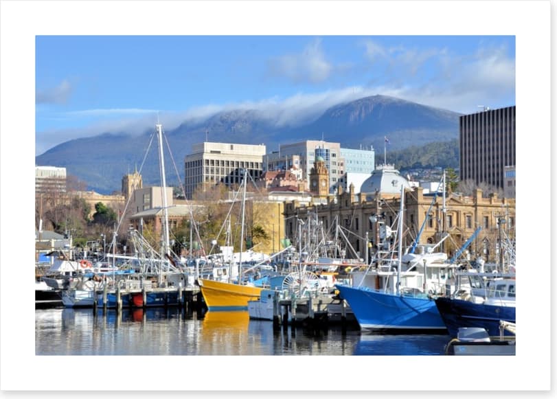 Docked in Hobart Harbour