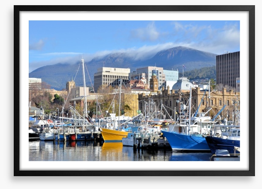 Docked in Hobart Harbour