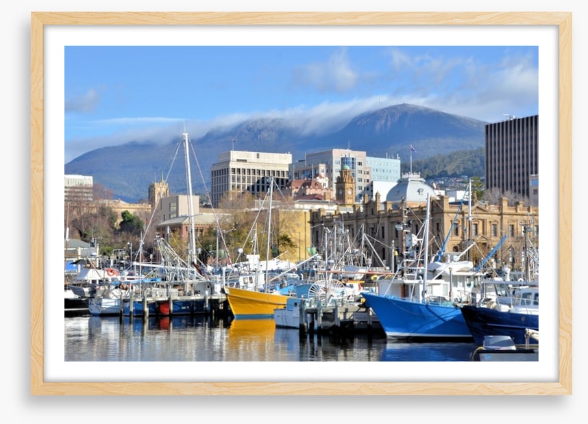 Docked in Hobart Harbour