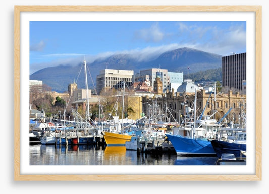 Docked in Hobart Harbour
