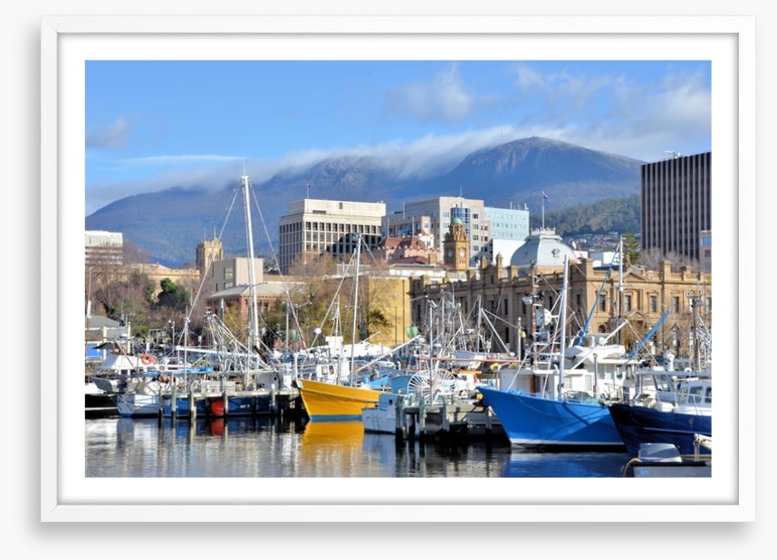 Docked in Hobart Harbour