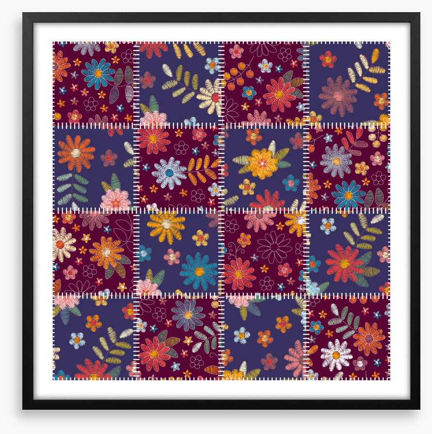 Autumn dusk patchwork