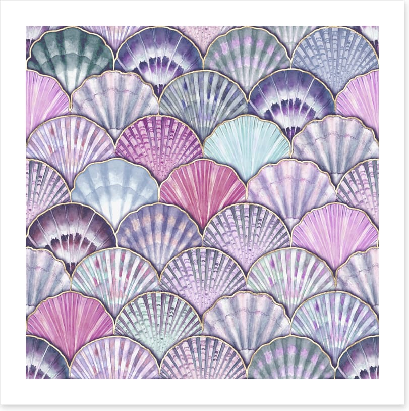 Purple pearl shells