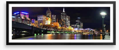 Night panorama, Melbourne