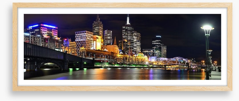 Night panorama, Melbourne