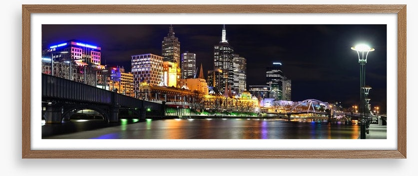 Night panorama, Melbourne