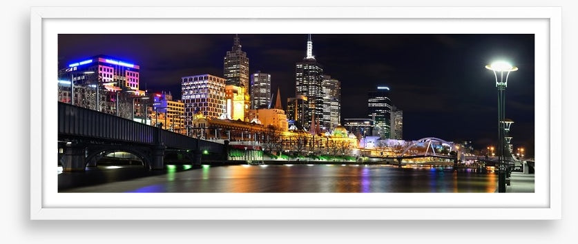 Night panorama, Melbourne