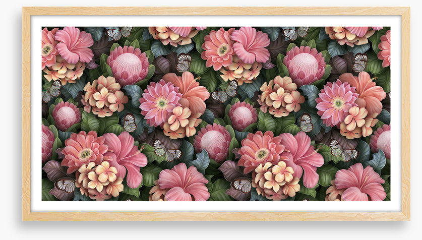 Pink petal blooms