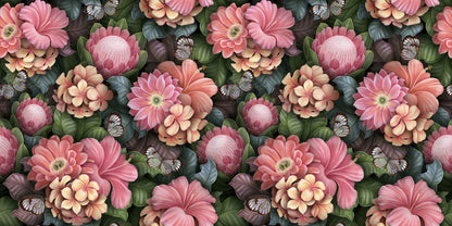 Pink petal blooms