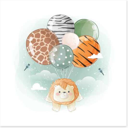 Float away lion