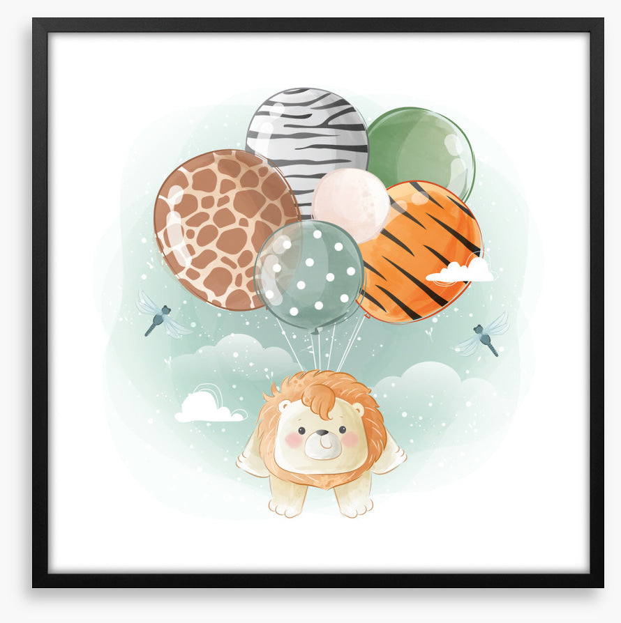 Float away lion