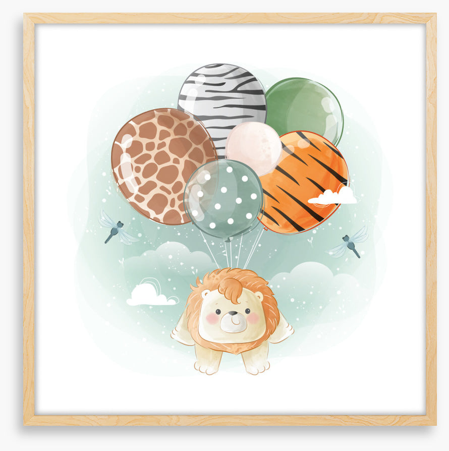 Float away lion