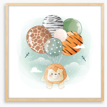 Float away lion