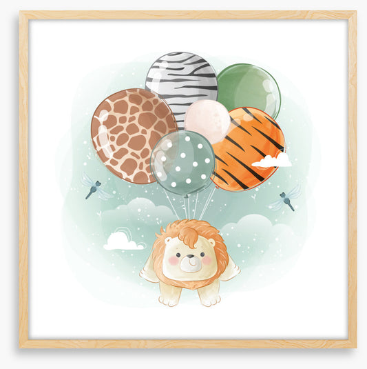 Float away lion