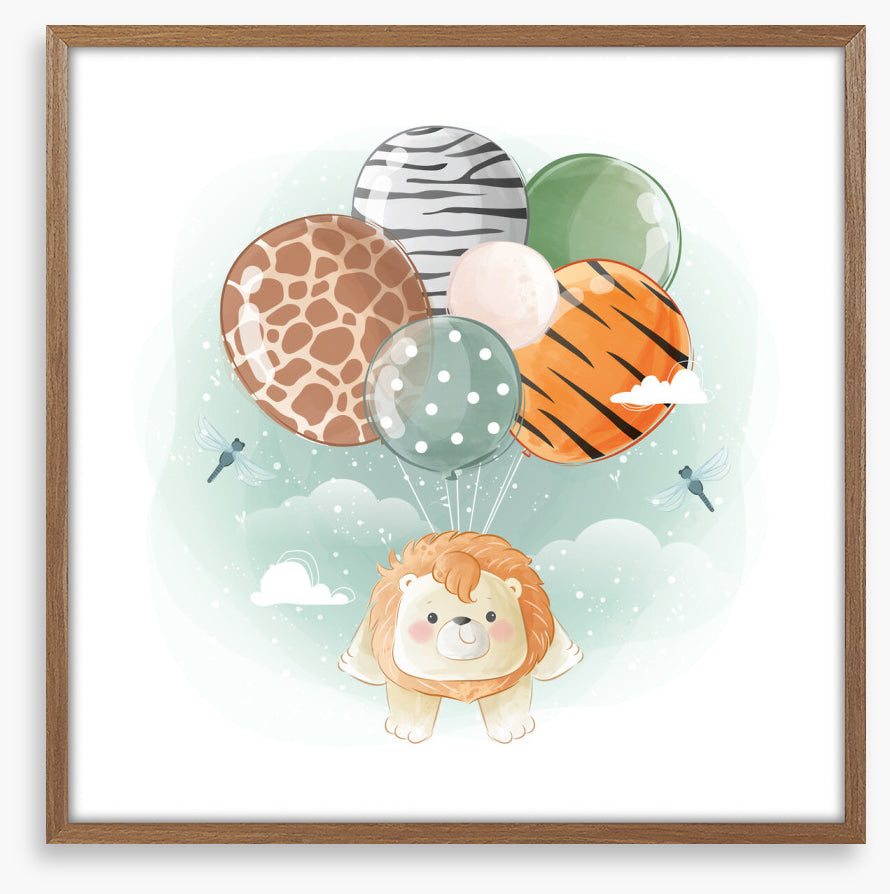 Float away lion