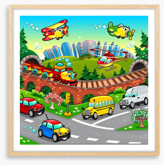 Busy, busy vehicles