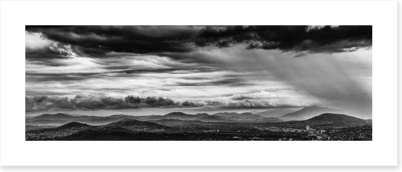 Canberra storm panorama