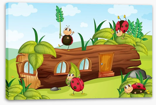 The ladybug log
