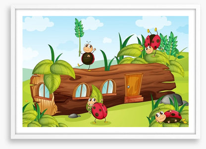 The ladybug log