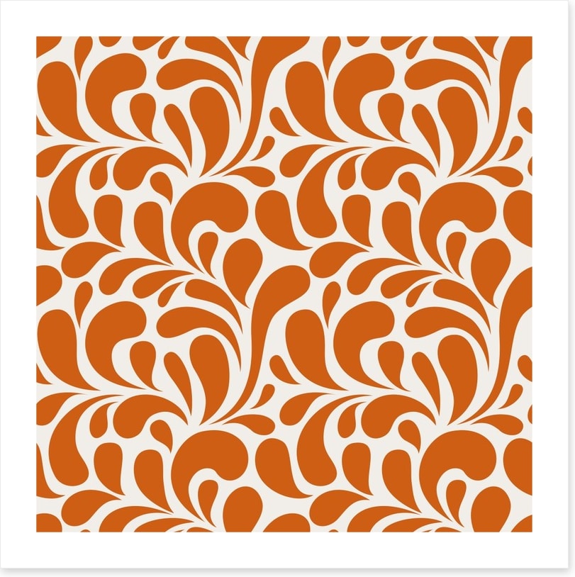 Orange leaves
