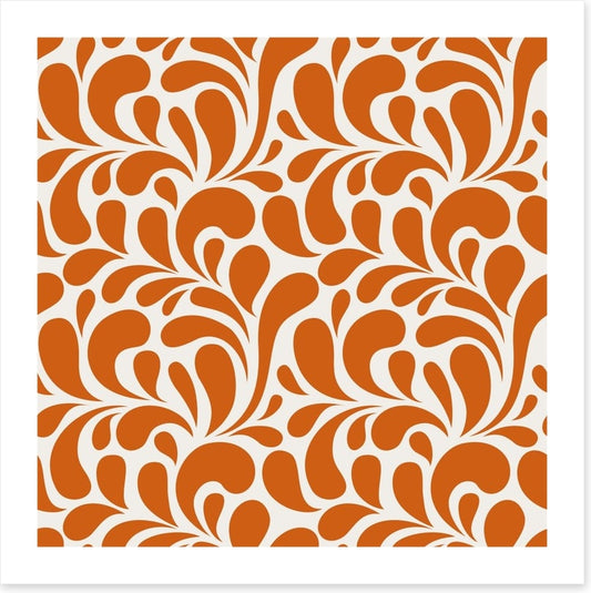 Orange leaves