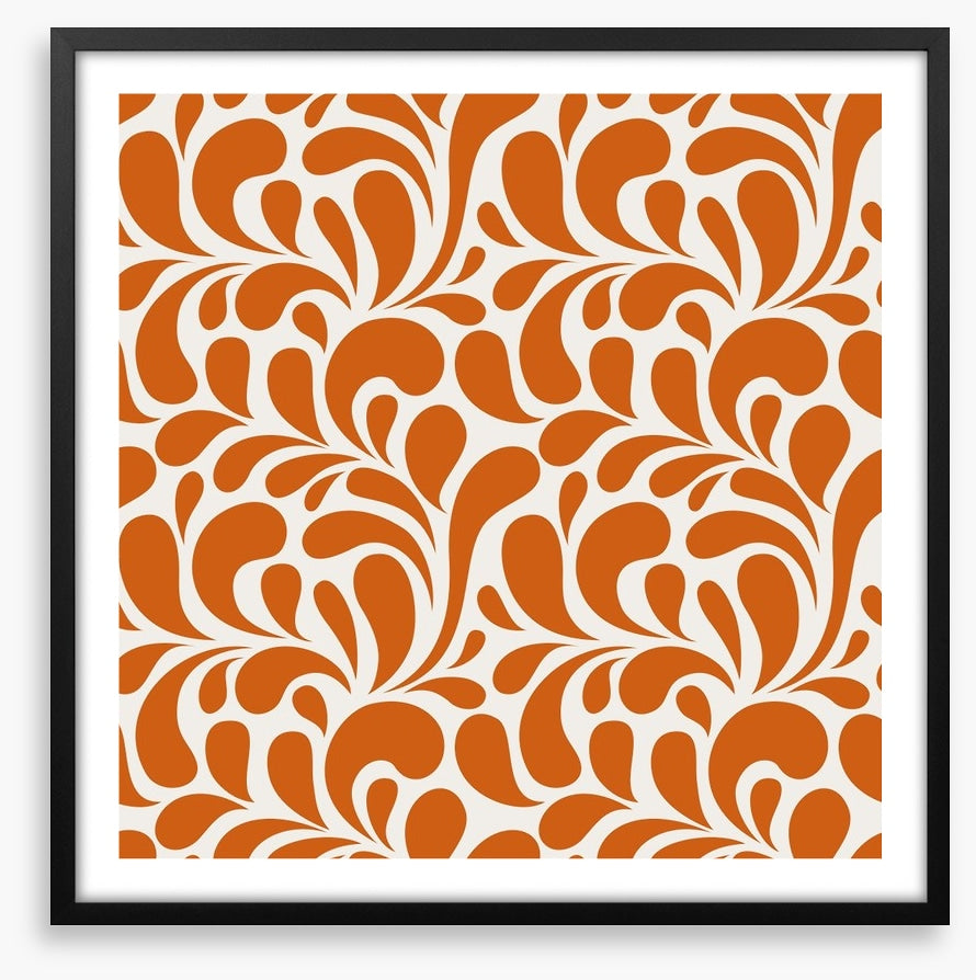 Orange leaves
