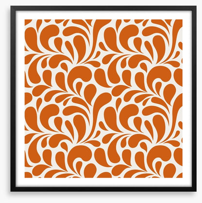 Orange leaves