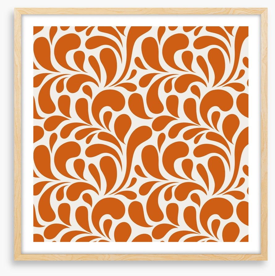 Orange leaves