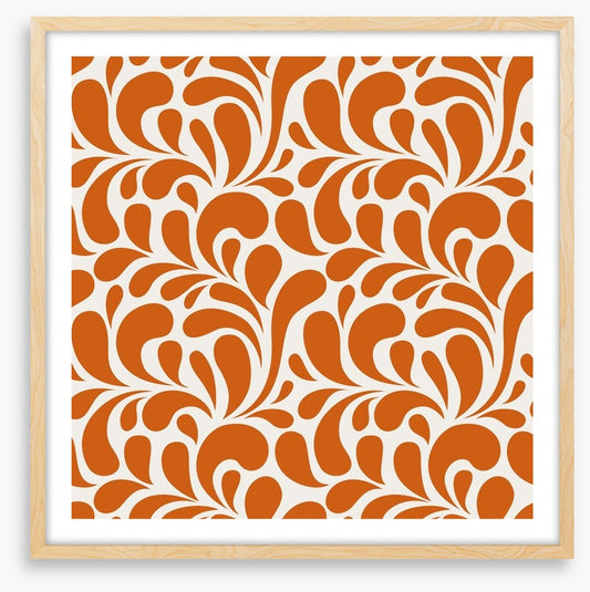 Orange leaves