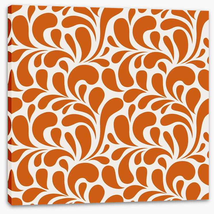 Orange leaves