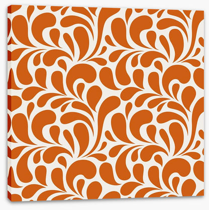 Orange leaves