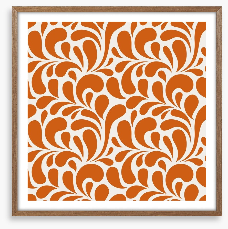 Orange leaves