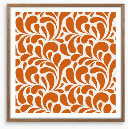 Orange leaves