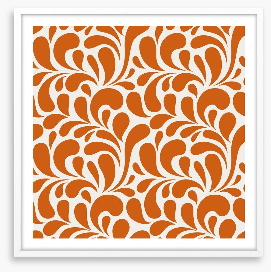 Orange leaves