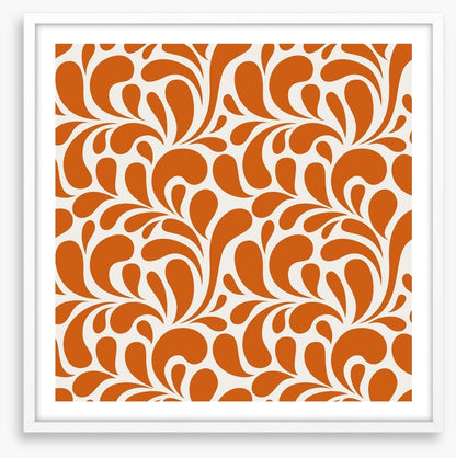 Orange leaves
